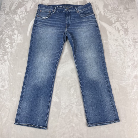 American Eagle Outfitters Other - American Eagle Jeans Mens 36x30 Blue Denim Original Bootcut Whisker Casual
